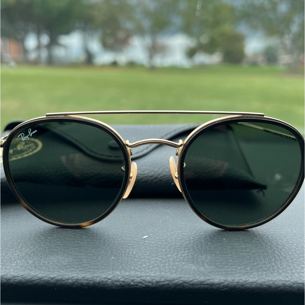 Ray-ban round double bridge sunglasses